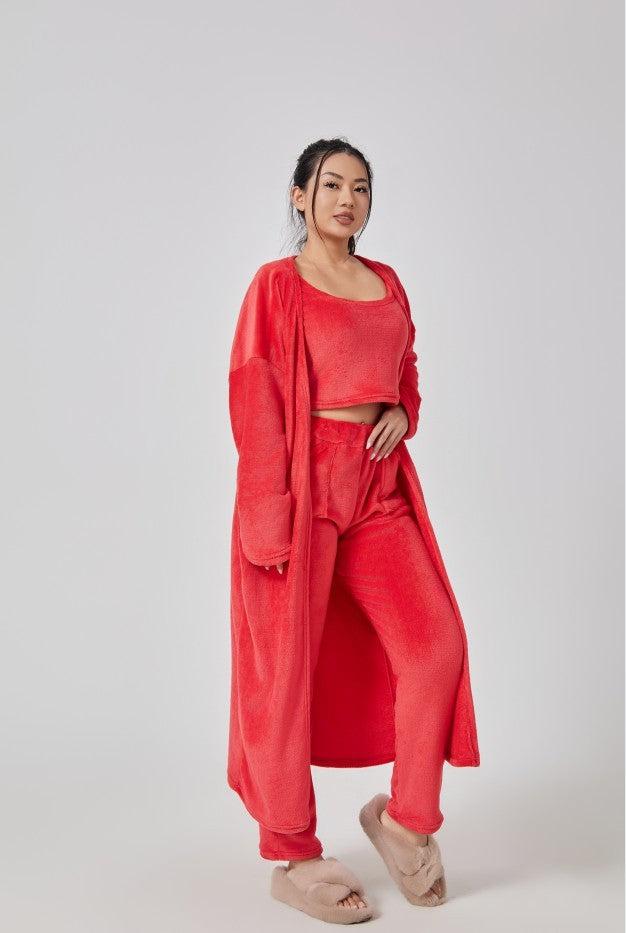 Women's warm matching pajama's / Lounge set - Winter clothes