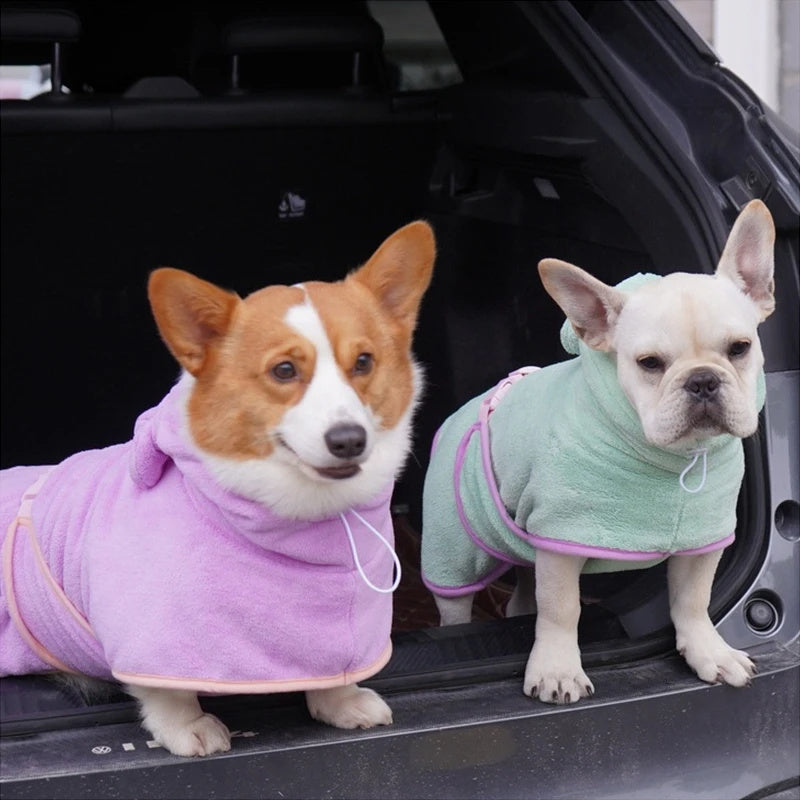 Pet Bathrobe / Bath Absorbent Towel/ Microfiber Drying Bath Towel