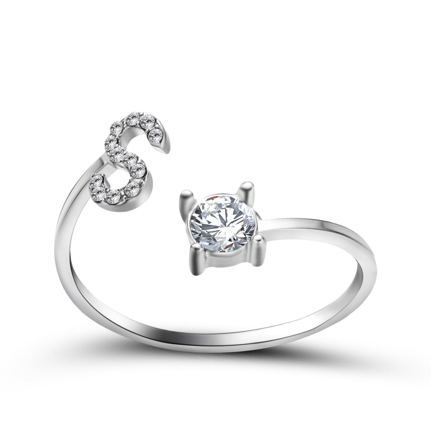 Unique / Elegant Adjustable Initial 26 rings