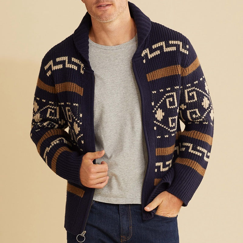 Casual Cardigan Jacket with Lapel,