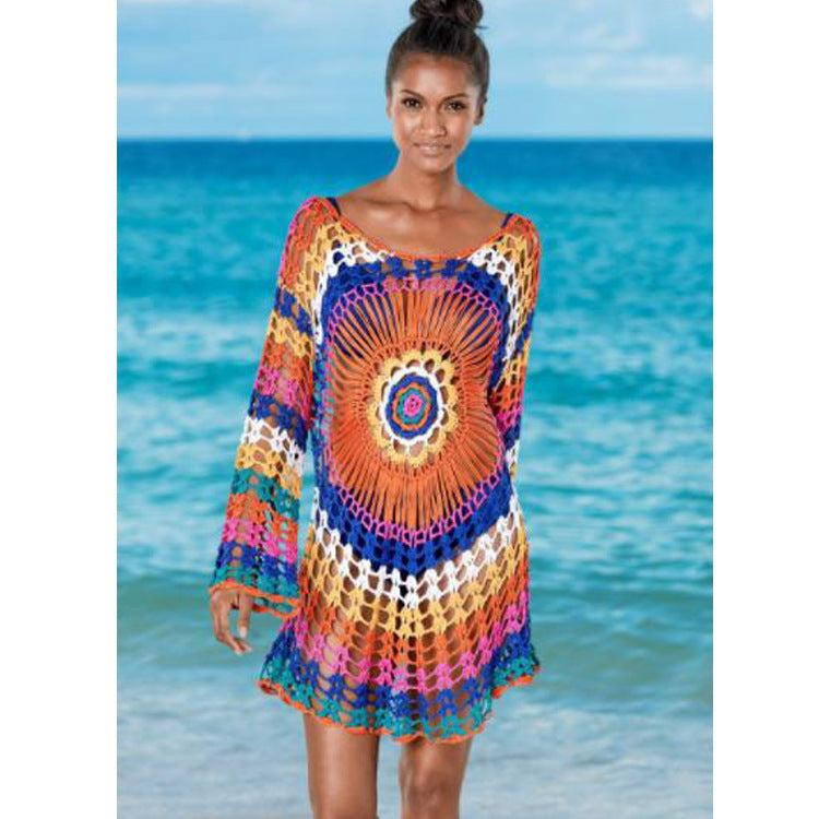 Summer vibe knitted blouse / Beach wear clothing