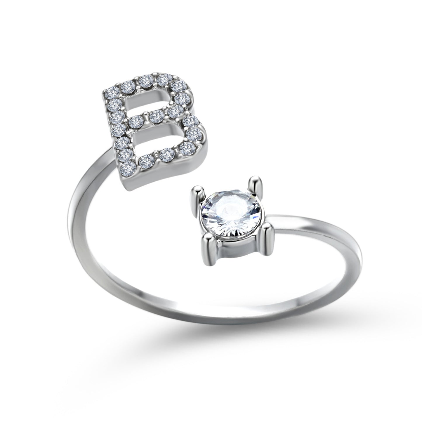 Unique / Elegant Adjustable Initial 26 rings