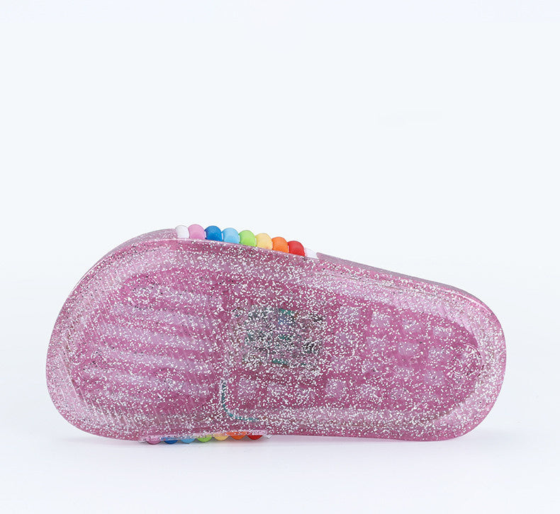 Children's rainbow shoes slippers