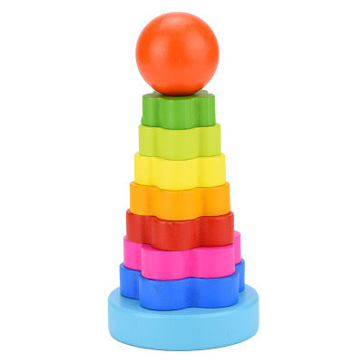 Rainbow Tower Toy Jenga