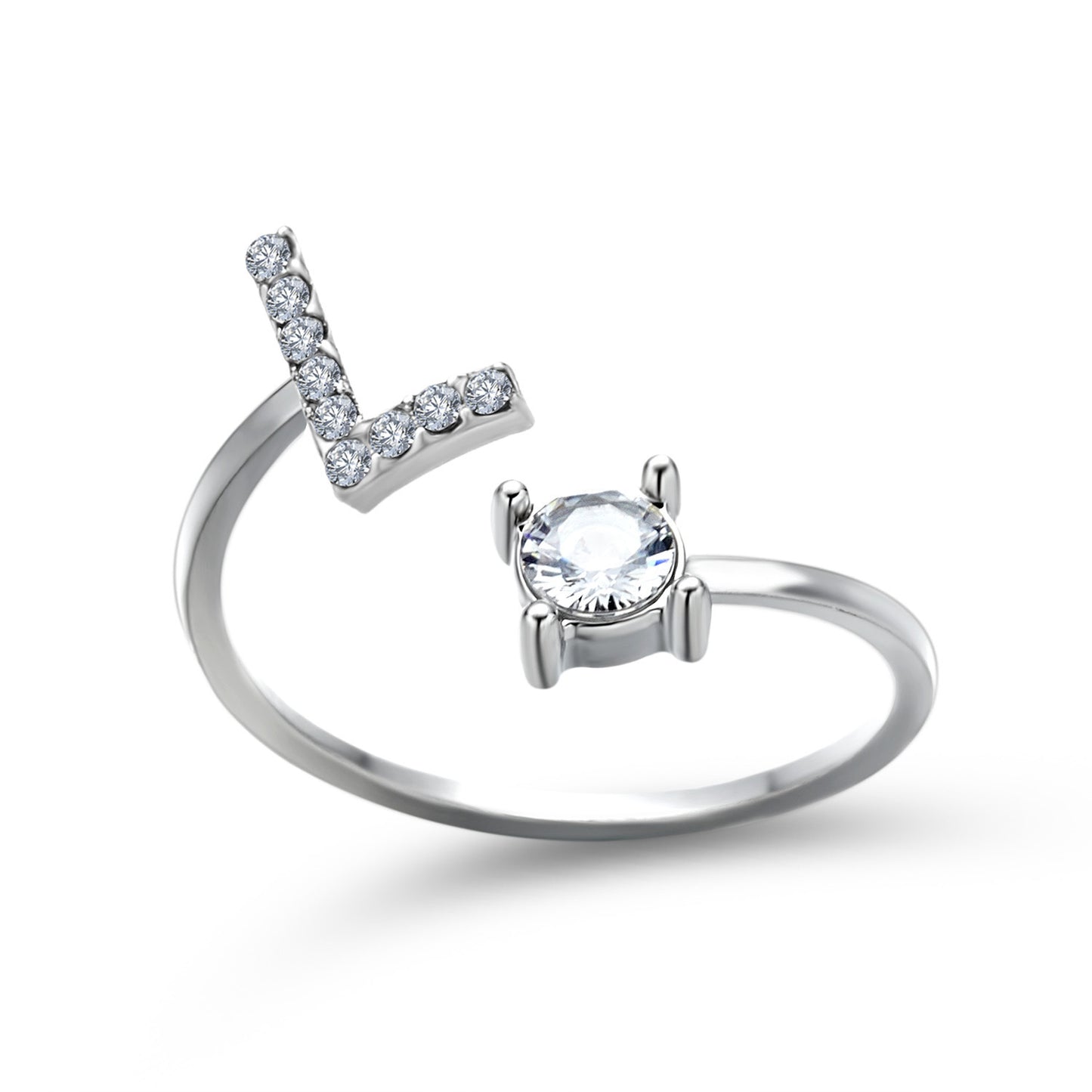 Unique / Elegant Adjustable Initial 26 rings