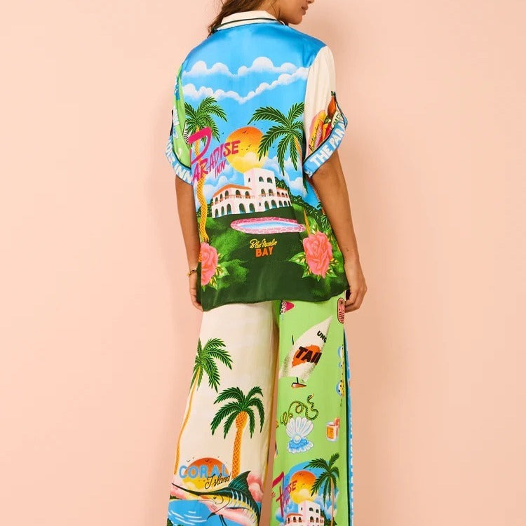 Women's Color-Block Casual Tethered Suit