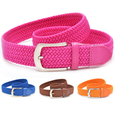 Men's Belt Unisex Braided Elastic Belt