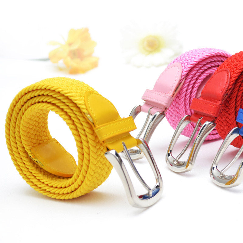 Men's Belt Unisex Braided Elastic Belt