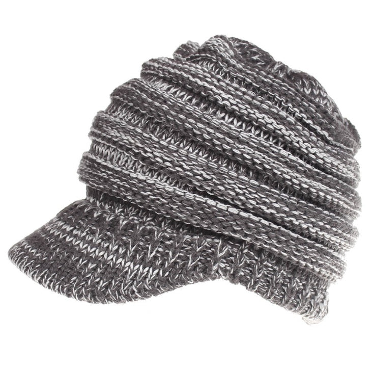 Soft Knitted Ponytail Beanies for Women, Perfect for Autumn and Winter, Providing Warmth and Style