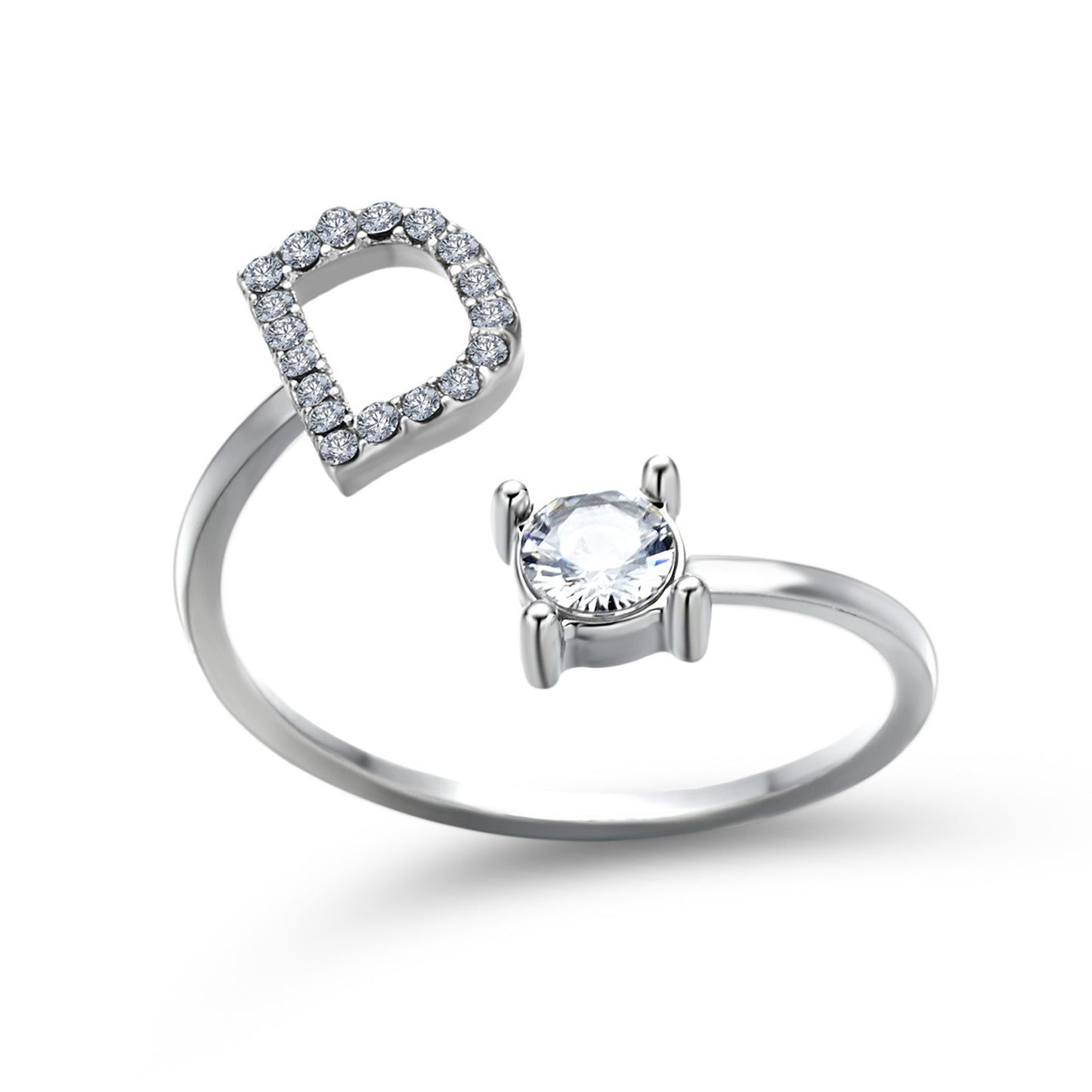 Unique / Elegant Adjustable Initial 26 rings