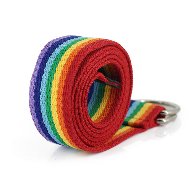 Rainbow / Checkered belt