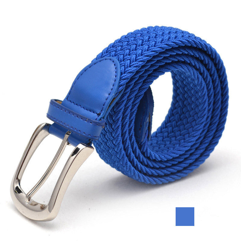 Men's Belt Unisex Braided Elastic Belt