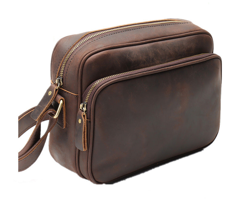 Mens Shoulder Messenger Bag Retro