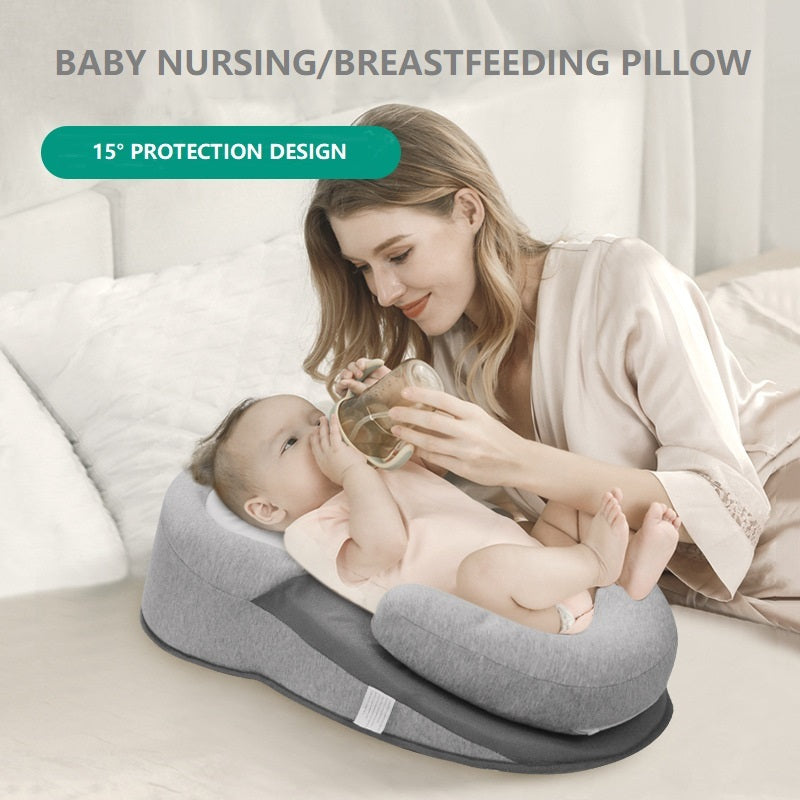 NewBorn Snuggle Pillow / Safe Anti-Reflux Milk Support Pillow
