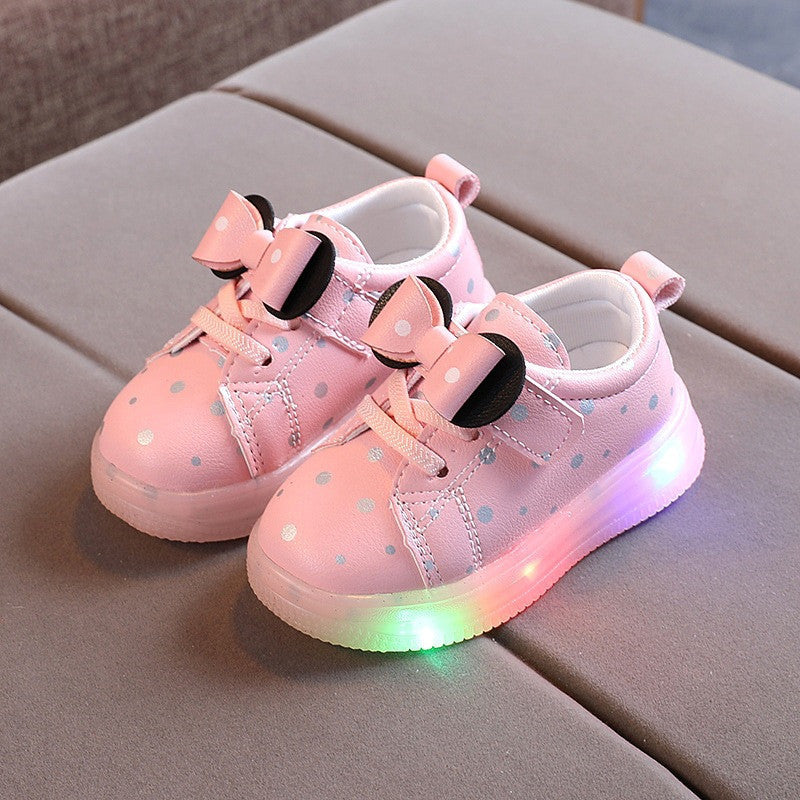 Child - Toddler Leather Light Up Shoes