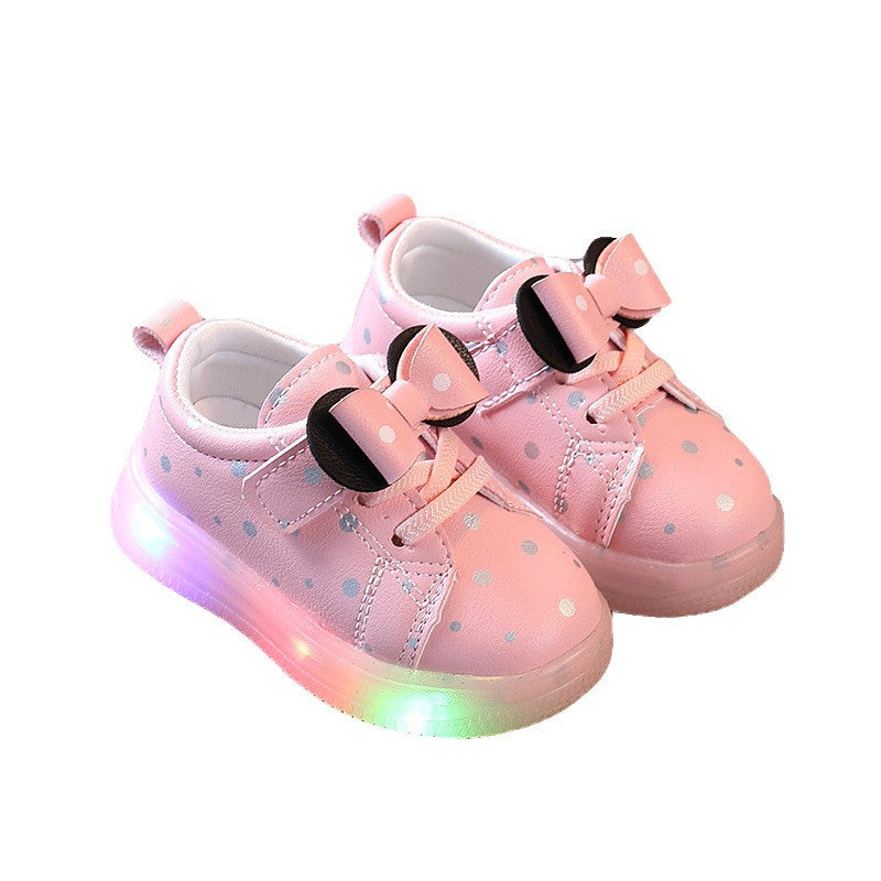 Child - Toddler Leather Light Up Shoes
