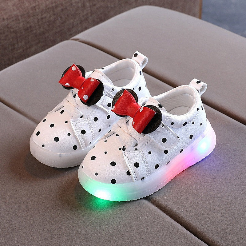 Child - Toddler Leather Light Up Shoes