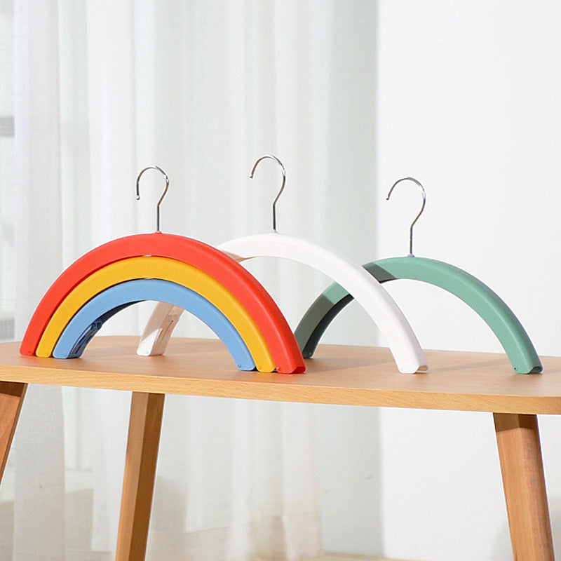 Multifunctional Rainbow Three-layer Clothes Hanger