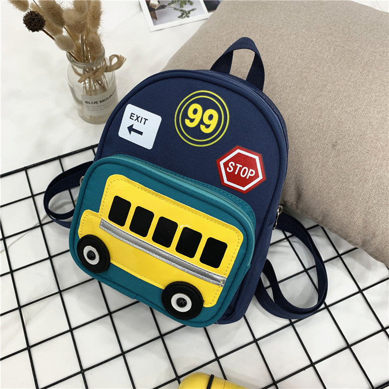 Heopono's Resilient Children's School Book Bag: Small, Cartoon-Adorned, and Cute Backpack for Boys and Girls