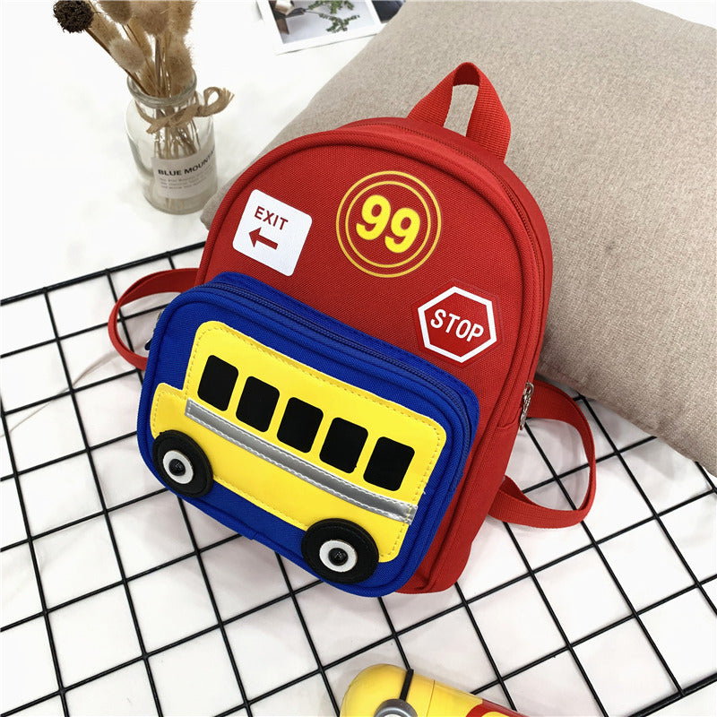 Heopono's Resilient Children's School Book Bag: Small, Cartoon-Adorned, and Cute Backpack for Boys and Girls