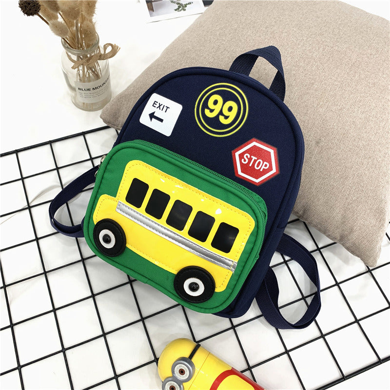 Heopono's Resilient Children's School Book Bag: Small, Cartoon-Adorned, and Cute Backpack for Boys and Girls