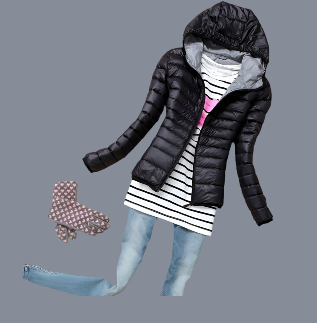 Casual Hooded Womens Jacket