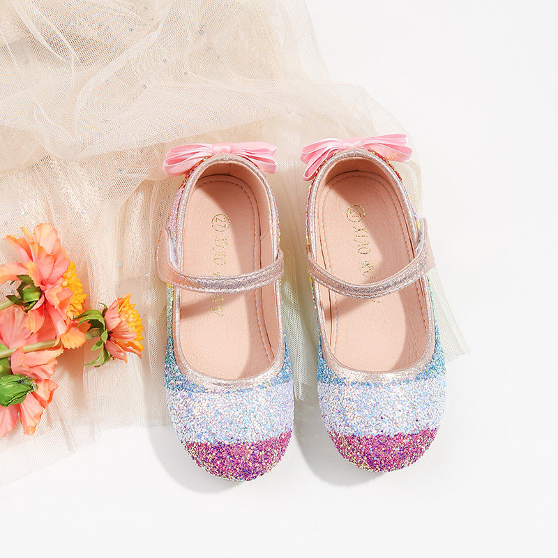 Rainbow Beaded girls shoes