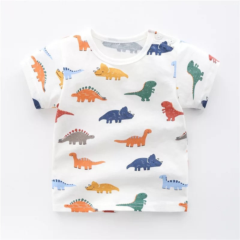 White/Blue/Yellow Dinosaur