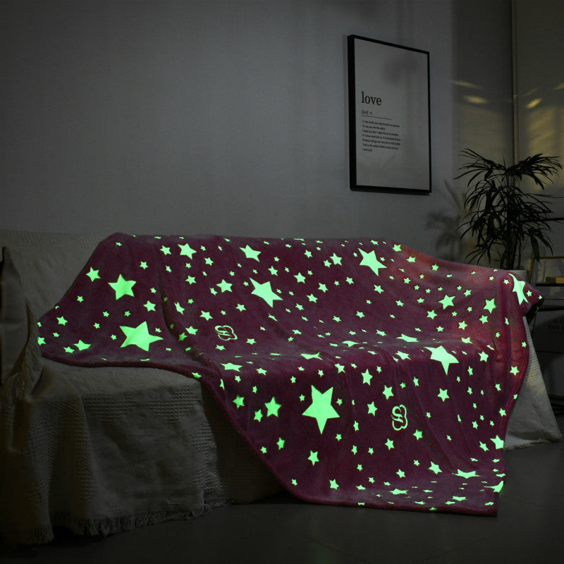Soft Luminous Super Soft Fleece Blanket -Faux Fur