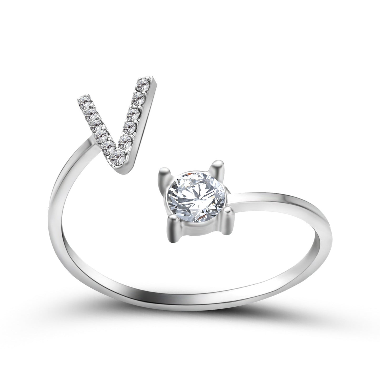 Unique / Elegant Adjustable Initial 26 rings