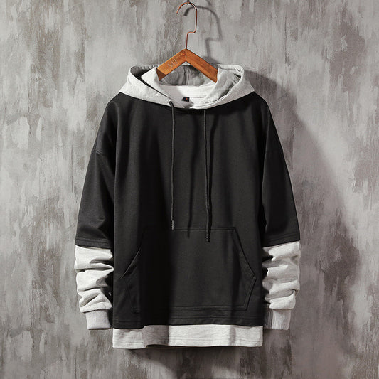 Two Hoodies with Loose Fitting Hood