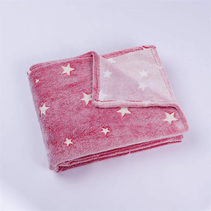 Soft Luminous Super Soft Fleece Blanket -Faux Fur