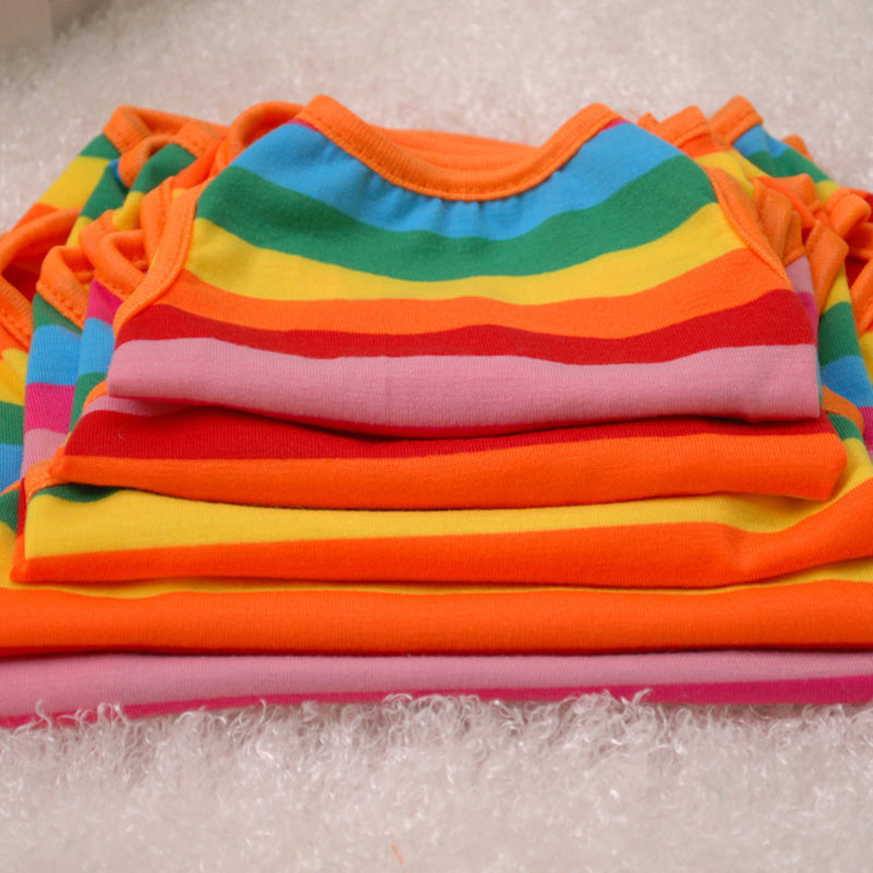 Rainbow Pet Vest Clothes