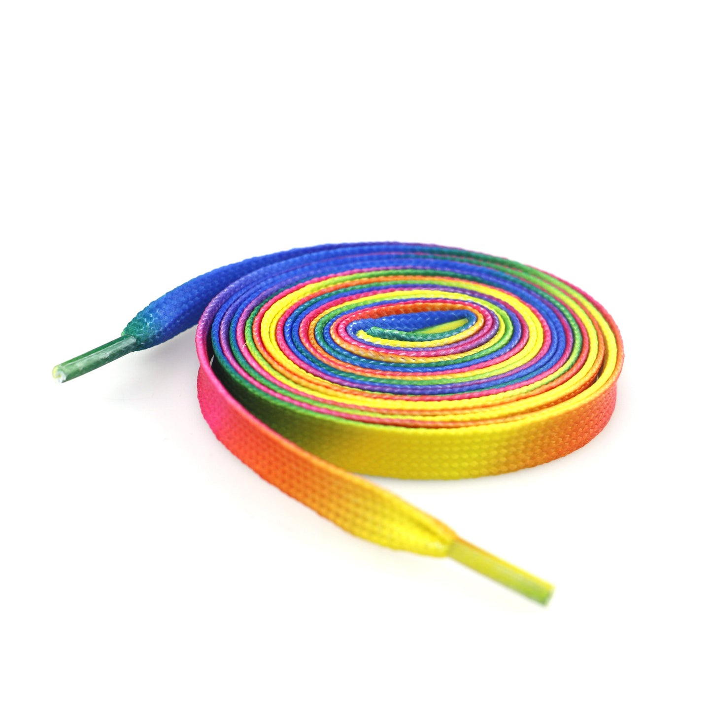 Polyester Rainbow Shoelace Flat Sports Canvas Shoes