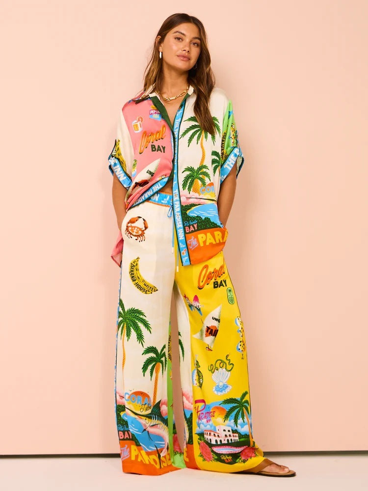Women's Color-Block Casual Tethered Suit