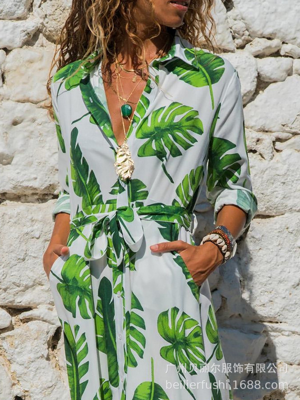 Floral Vintage Chiffon Midi Dress