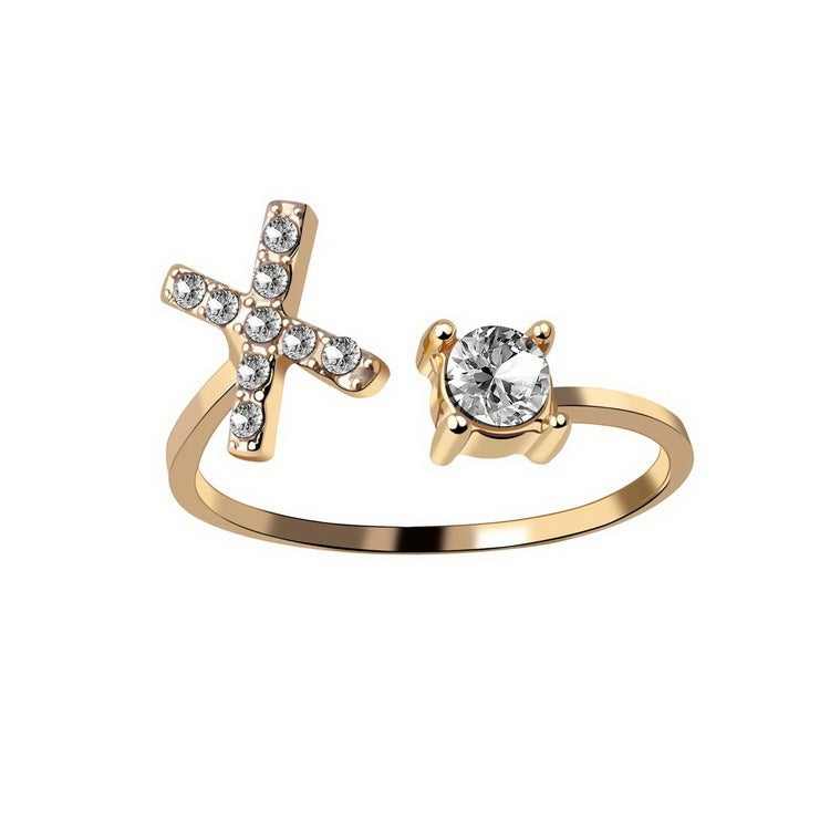 Unique / Elegant Adjustable Initial 26 rings