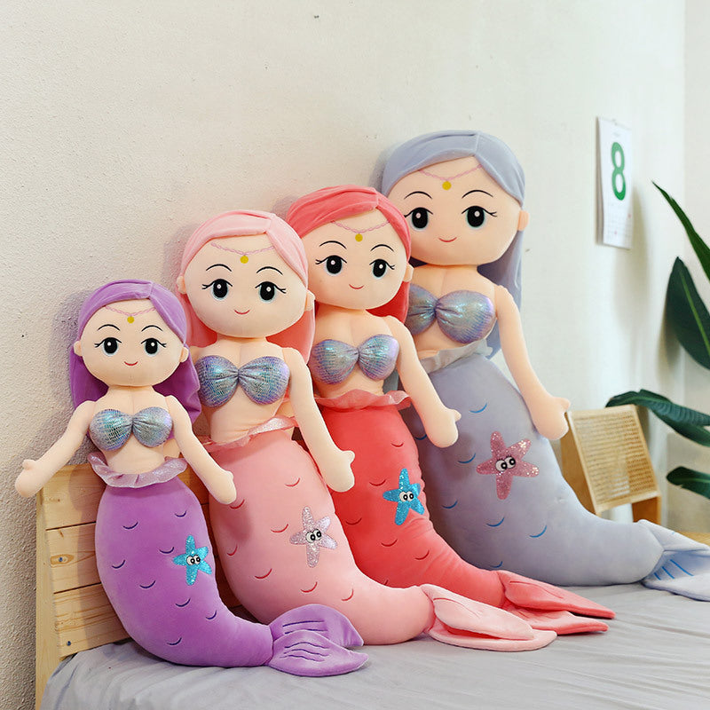 Soft Mermaid Stuffed Doll