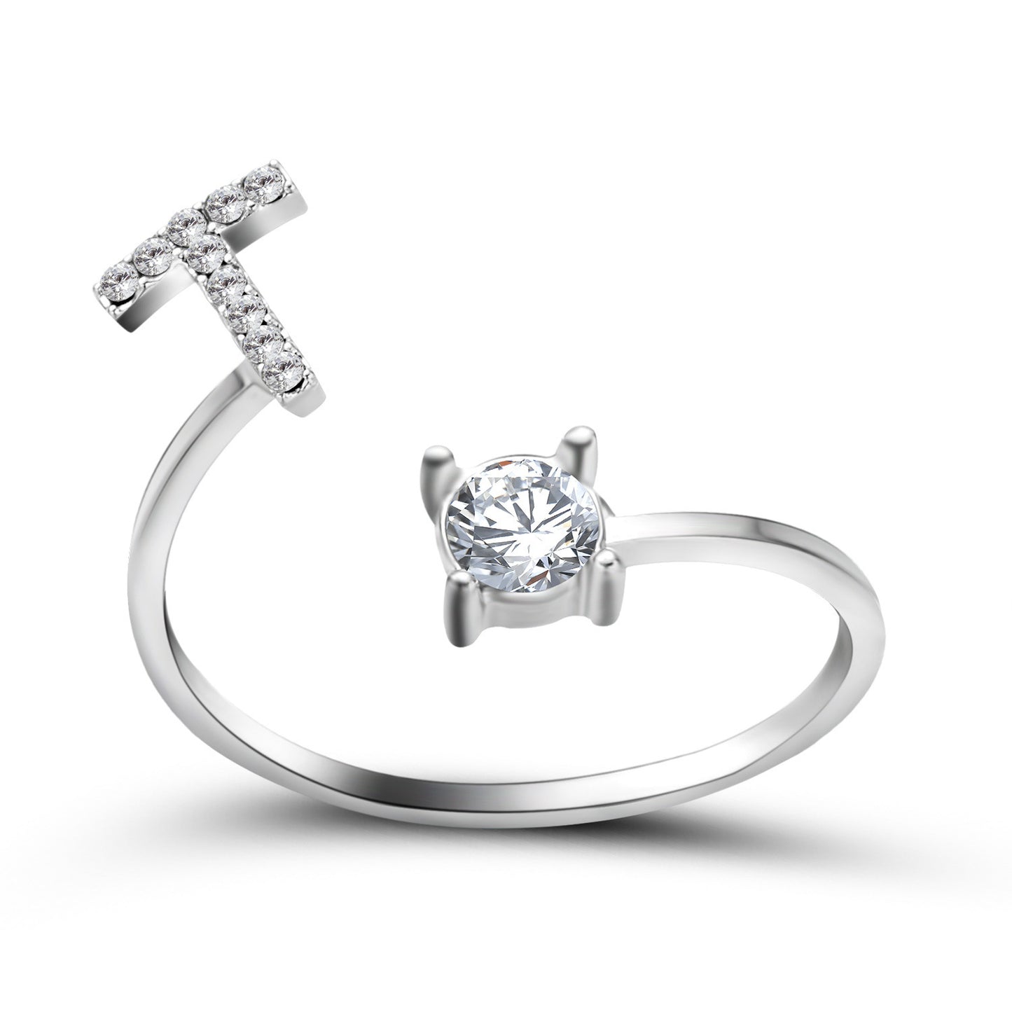 Unique / Elegant Adjustable Initial 26 rings