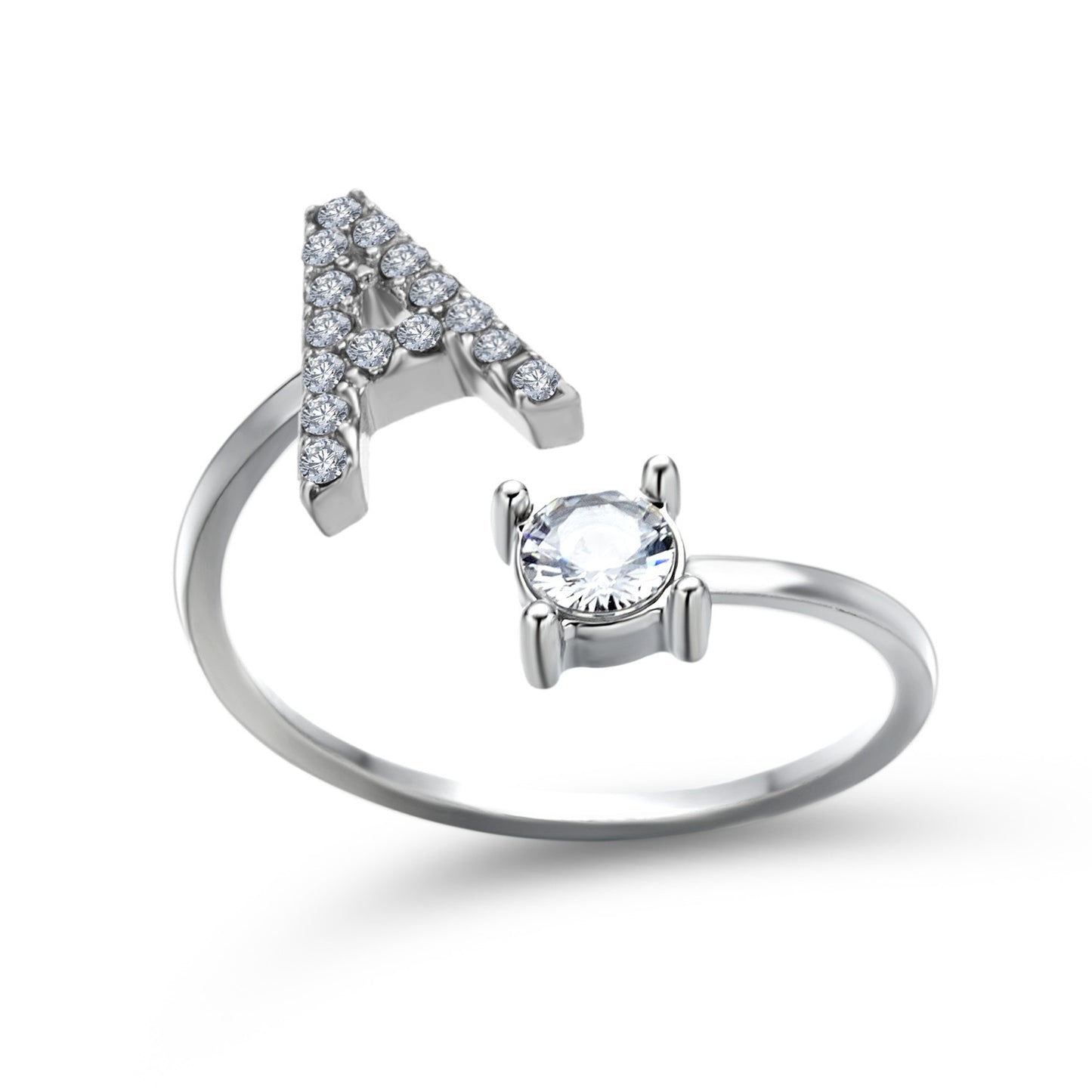 Unique / Elegant Adjustable Initial 26 rings