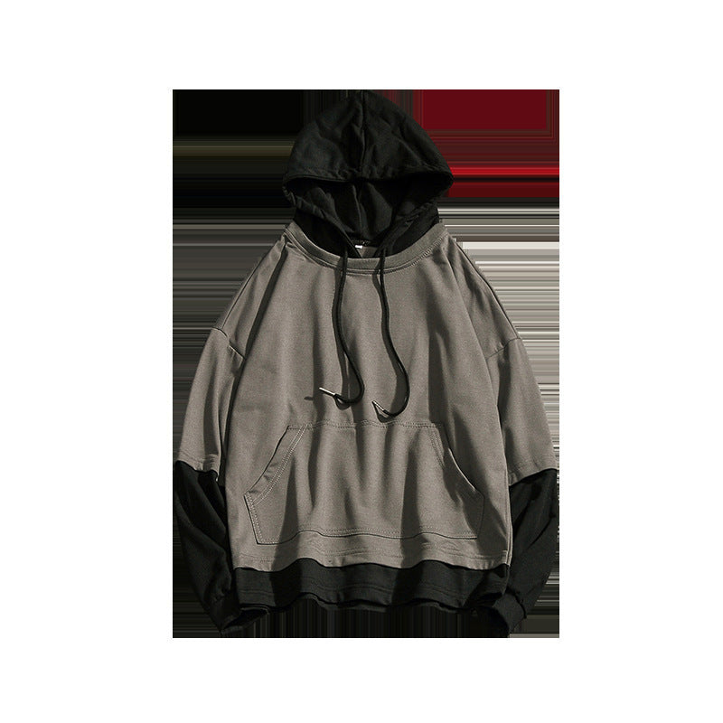 Two Hoodies with Loose Fitting Hood