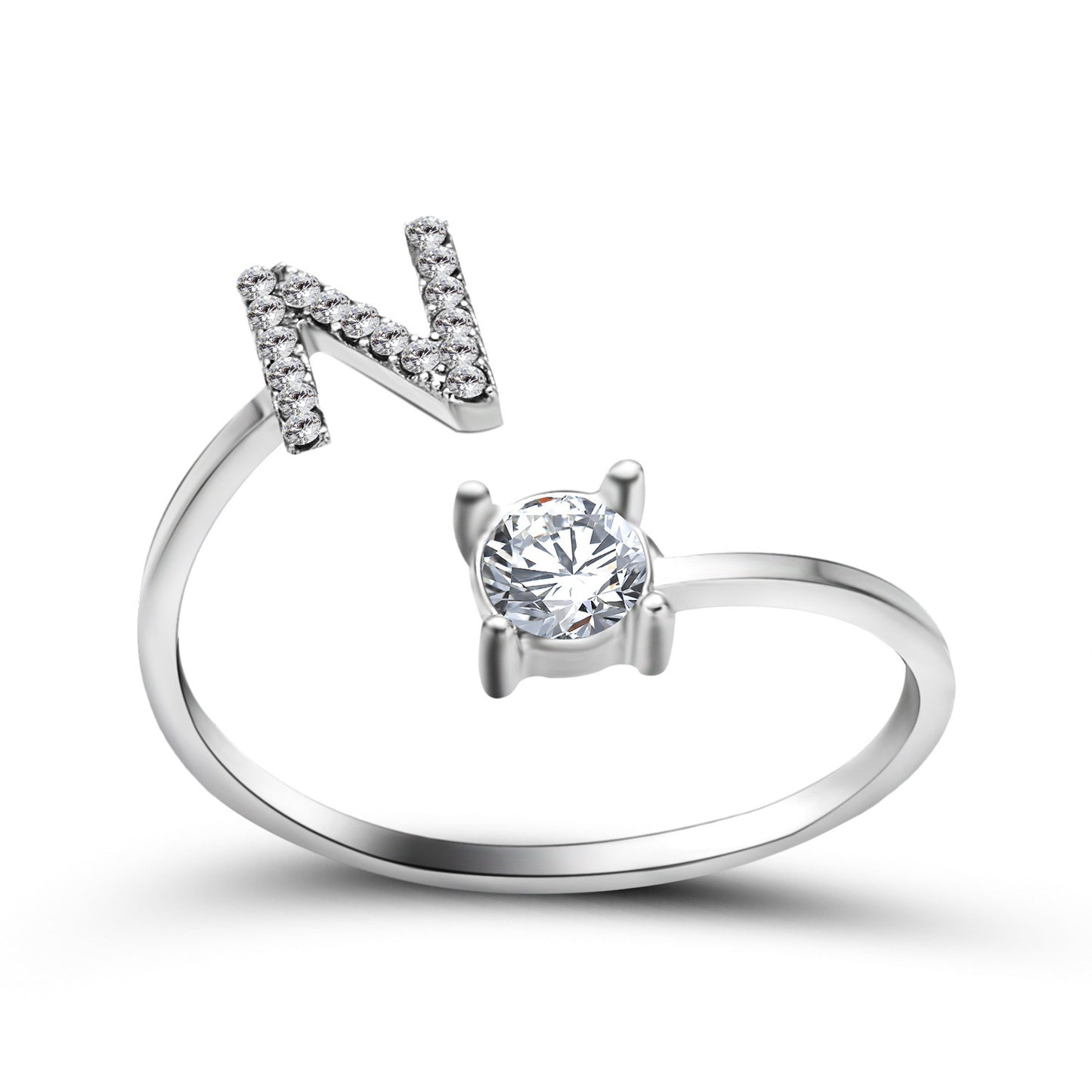 Unique / Elegant Adjustable Initial 26 rings