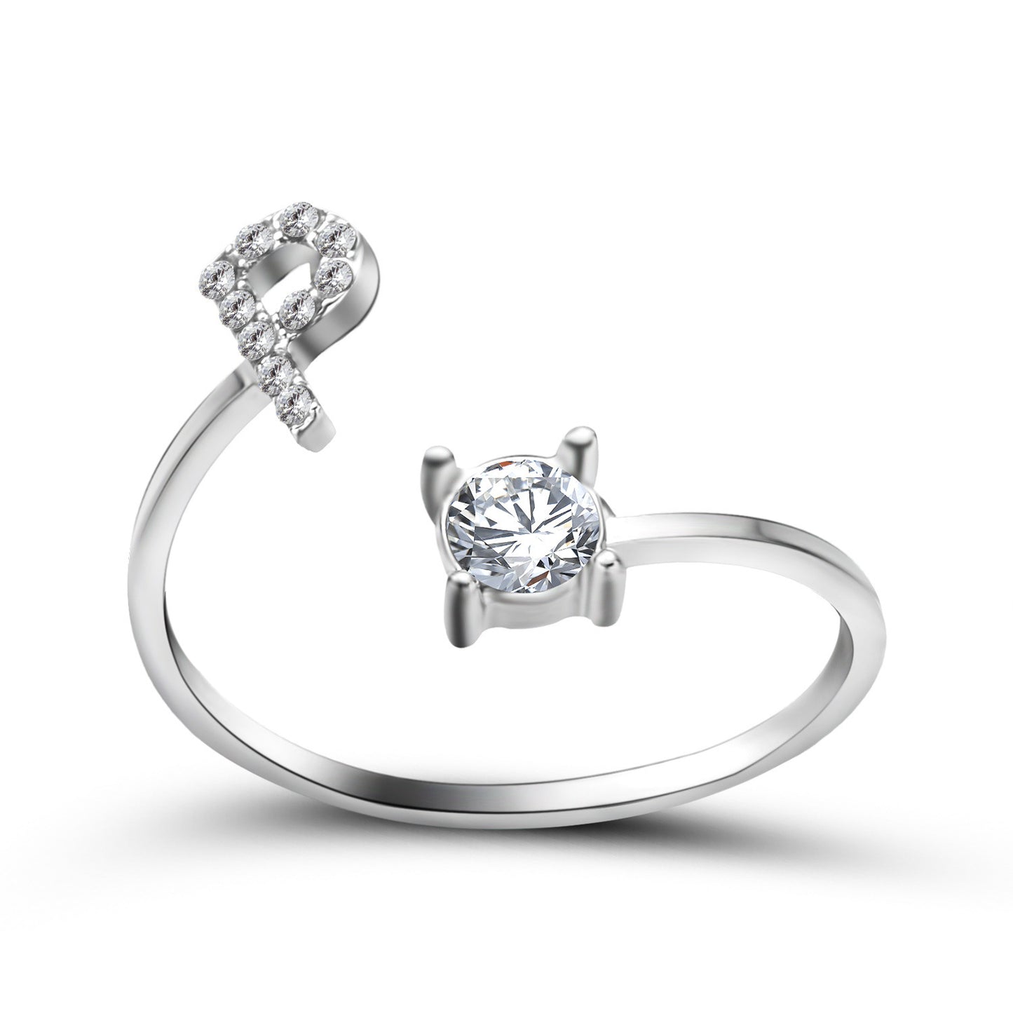 Unique / Elegant Adjustable Initial 26 rings