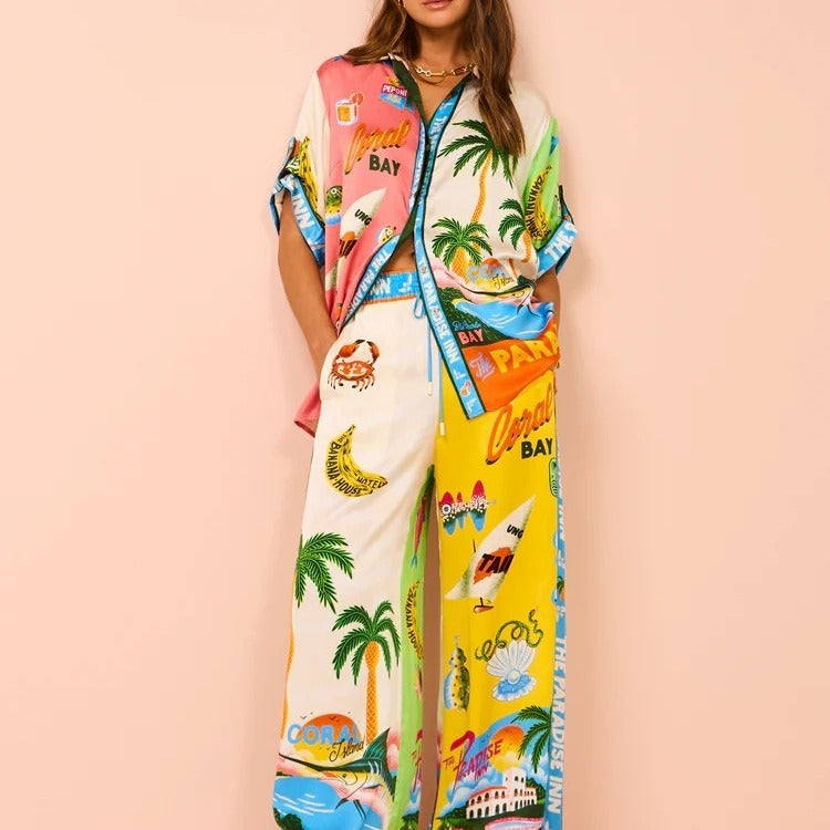 Women's Color-Block Casual Tethered Suit