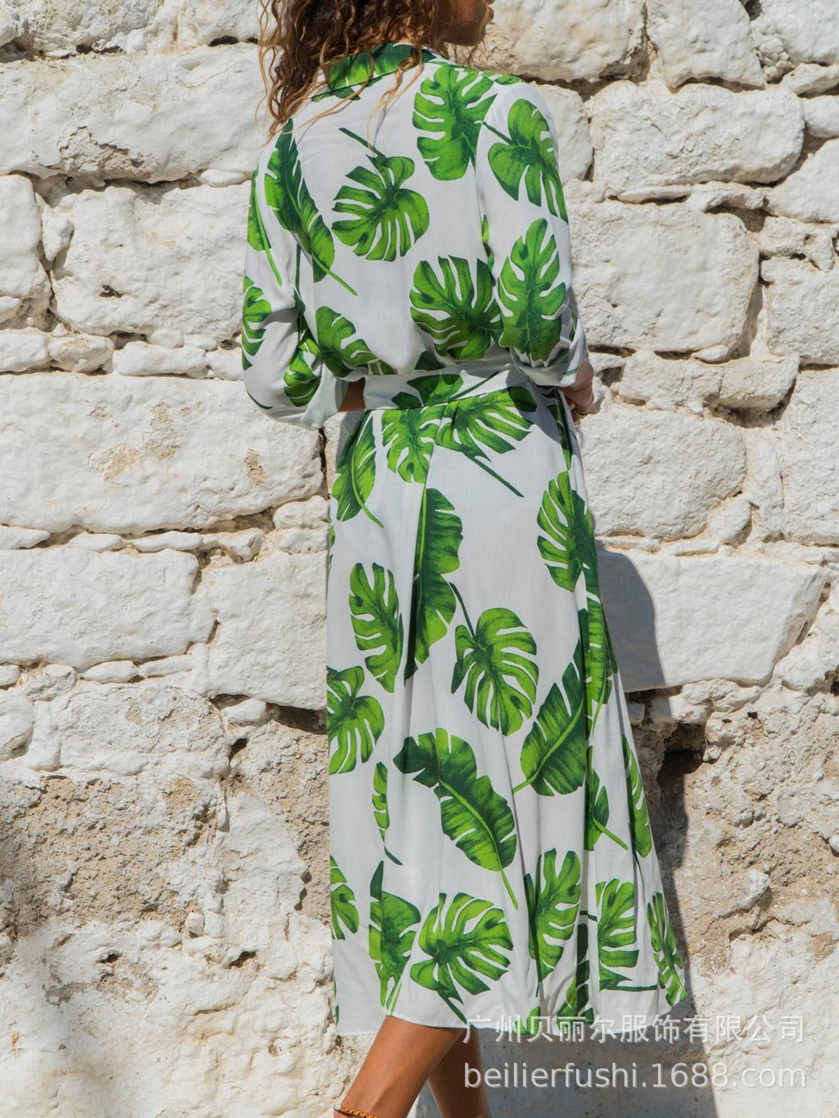Floral Vintage Chiffon Midi Dress