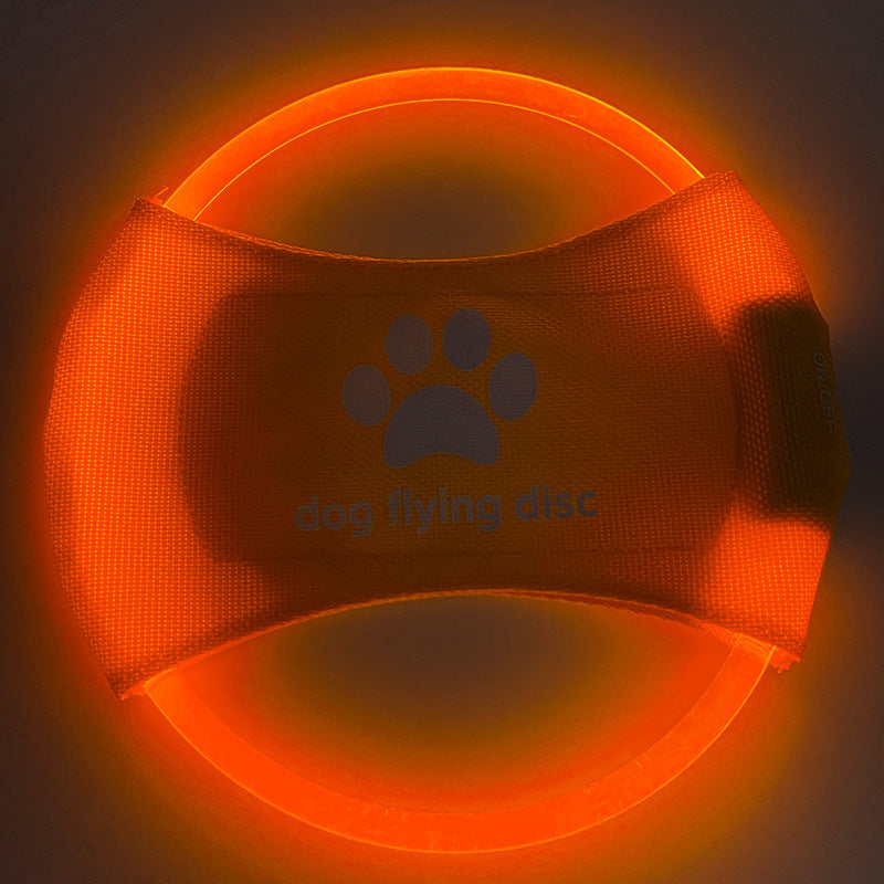 Pet Trainer Disk -Discs Light Glowing LED Luminous Toy