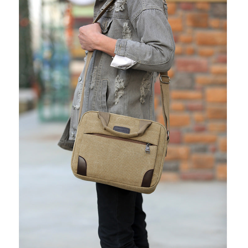 Canvas Bag Satchel Retro Casual Bag
