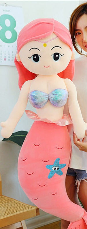 Soft Mermaid Stuffed Doll