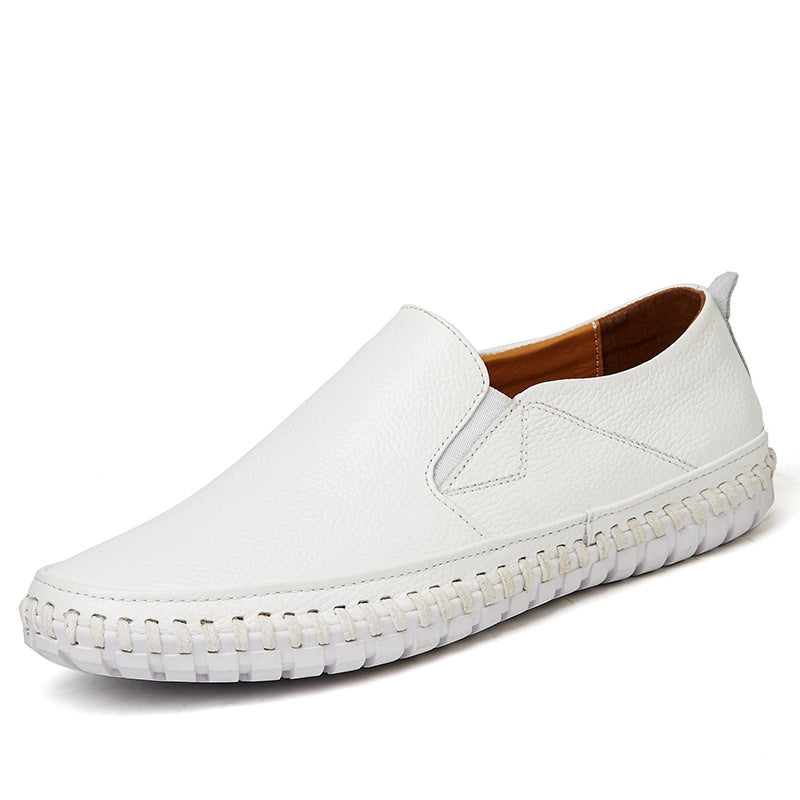 Men's Casual Business Shoes Crafted from First Layer Cowhide Leather