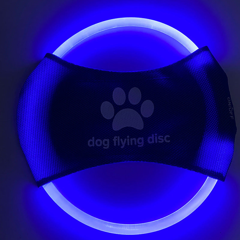 Pet Trainer Disk -Discs Light Glowing LED Luminous Toy